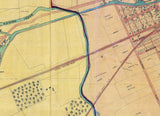 1858 Map of Newark Licking County Ohio