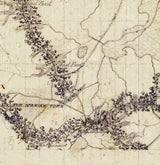 1848 Map of Spanish Lake Louisiana