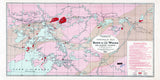1881 Map of Lake of The Woods Minnesota and Canada