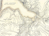 1909 Map of Lake Whatcom Washington