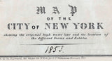 1853 Map of New York City