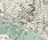 1864 Map of Richmond Virginia