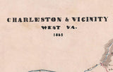 1865 Map of Charleston West Virginia