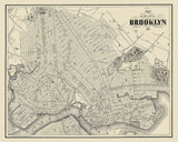 1868 Map of Brooklyn New York
