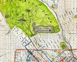 1872 Map of Baltimore Maryland
