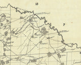 1865 Map of Dallas County Texas