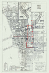 1927 Map of Sarasota Florida
