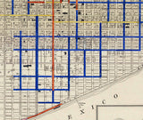 1904 Map of Galveston Texas