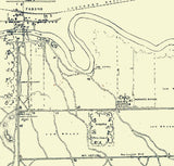 1916 Map of San Elizario Island Fabens Texas