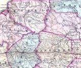 1875 Map of West Virginia