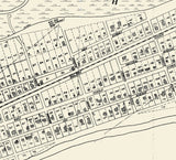 1917 Map of Sullivans Island South Carolina Charleston