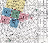 1914 Town Map of Midland Texas