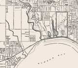 1912 Map of Toronto Ontario Canada