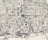 1912 Map of Toronto Ontario Canada