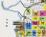1900 Town Map of Erie Erie County Pennsylvania