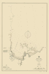 1904 Nautical Chart of Hilo Bay Island of Hawaii