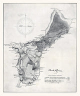 1904 Map of Island of Guam