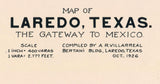 1926 Map of Laredo Texas