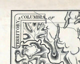 1793 Map of Washington DC Territory of Columbia