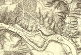 1867 Map of Fredericksburg Virginia
