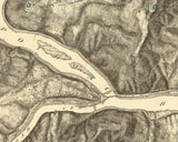 1867 Map of Harpers Ferry West Virginia