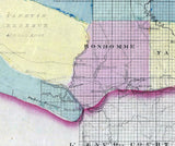 1869 Map of the Dakota Territory