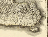 1796 Map of The Island of St Domingo Haiti and Dominican Republic