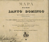1858 Map of Haiti and The Dominican Republic