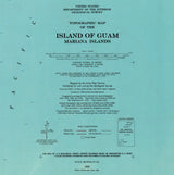 1965 Topo Map of Island of Guam