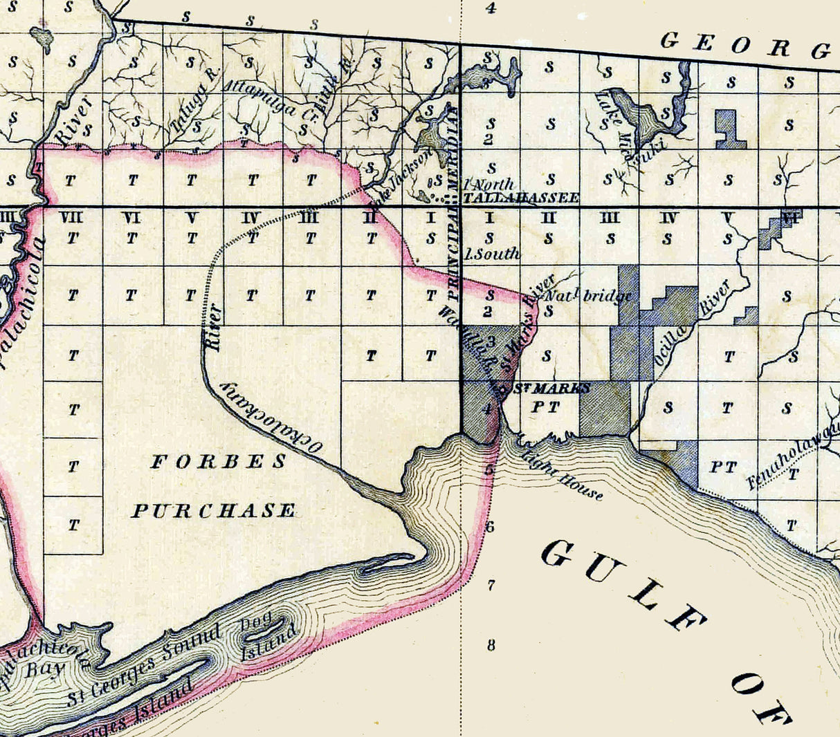 1839 Map of North Florida