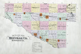 1900 Map of Renville County Minnesota