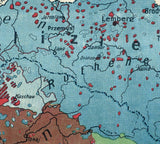 1918 Map of Austria Ethnology