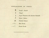 1846 Map of the Island of Barbados