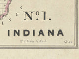 1840 Map of Indiana