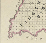 1840 Map of Indiana
