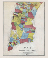 1853 Map of New York City