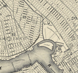 1868 Map of Brooklyn New York