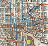 1872 Map of Baltimore Maryland
