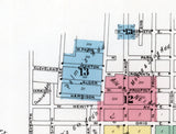 1897 Town Map of Marquette Michigan