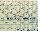 1881 Map of Armstrong County Texas