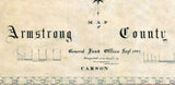 1881 Map of Armstrong County Texas