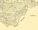 1920 Map of Brewster County Texas