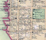 1851 Map of Bristol County Rhode Island