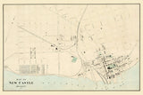 1880 Map of New Castle Delaware