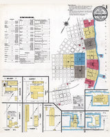 1909 Town Map of Corpus Christi Texas