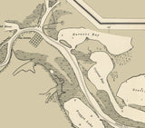 1911 Map of the Houston Texas Ship Channel