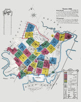 1894 Town Map of Chelsea Suffolk County Massachusetts