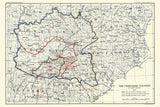1900 Map of The Cherokee Country