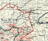 1900 Map of The Cherokee Country