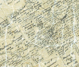 1855 Map of McLennan County Texas